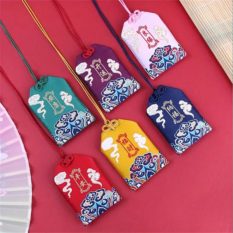 Chinese Style Embroidery Auspicious Cloud Storage Incense - Temu