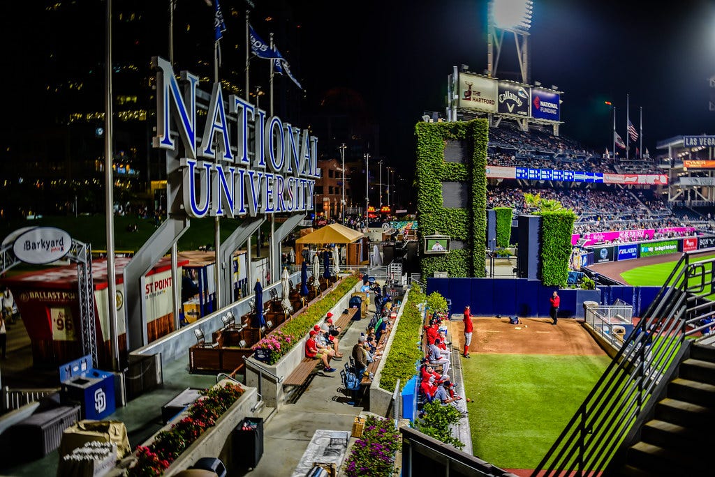 Washington Nationals Bullpen - Petco Park at Night - San D… | Flickr