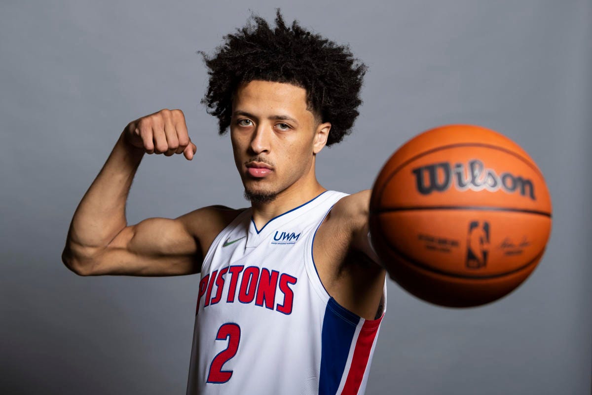 Cade Cunningham packed on over 10 pounds of muscle during summer - Yahoo  Sports