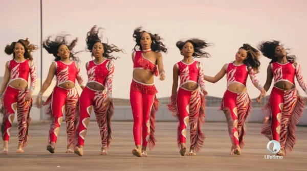 miss d and her bring it girls for lifetime dance 2015