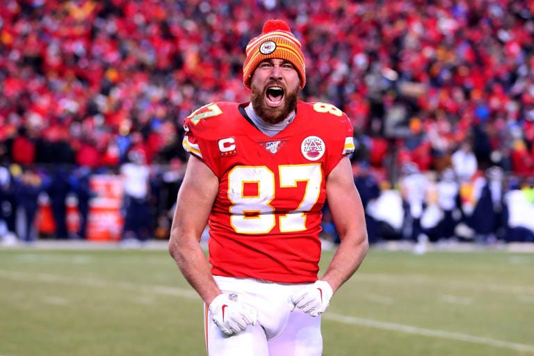 Dana White questioned Travis Kelce's motives and said he was promoting something 'we don't need' (Getty Images)