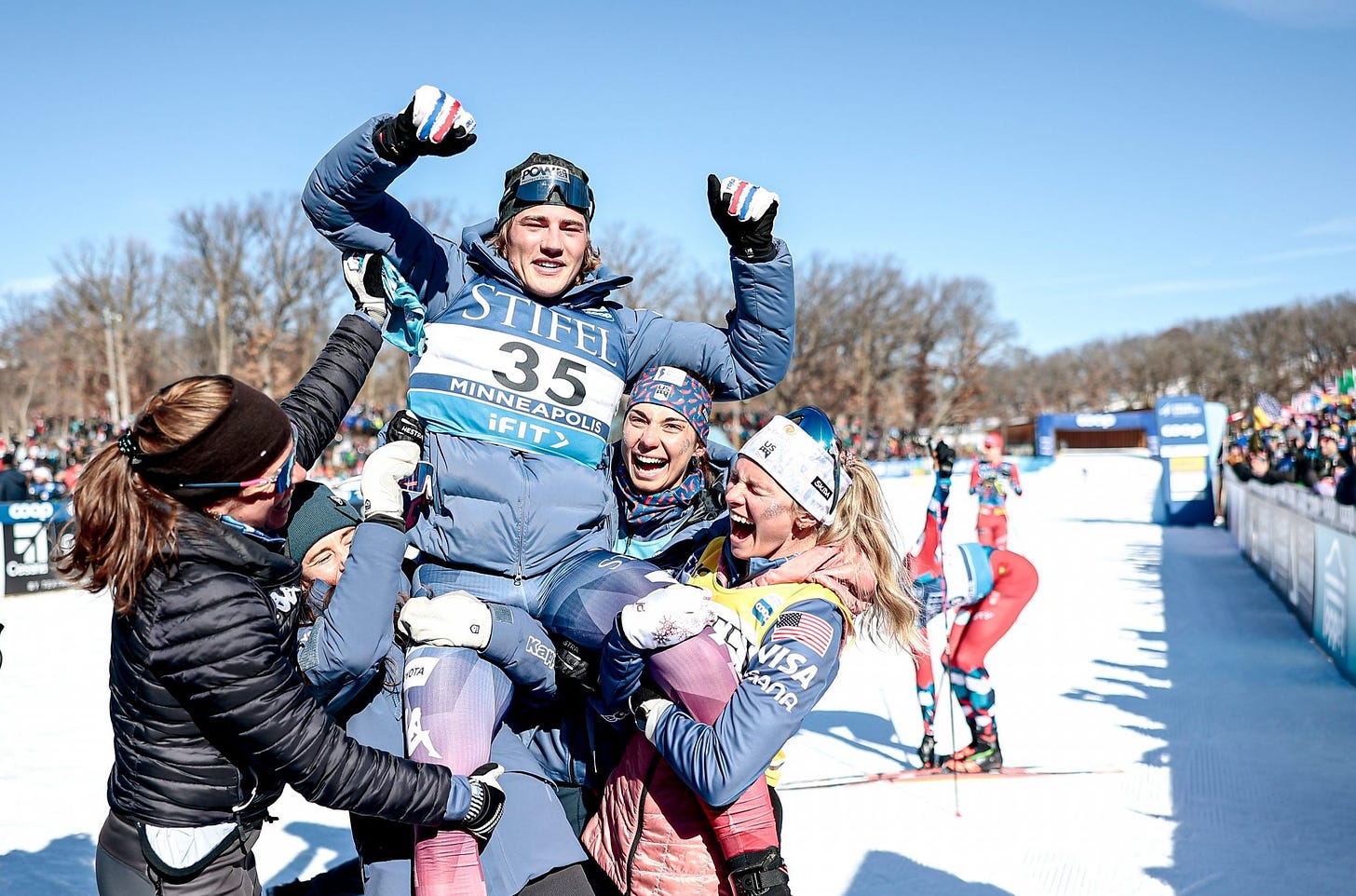 Gus Schumacher Rides the Minneapolis Wave—American Wins on American Soil! –  FasterSkier.com