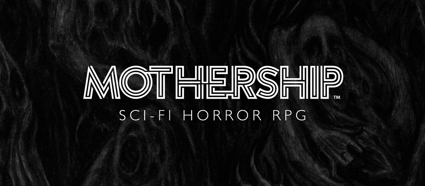 Mothership Sci-Fi Horror RPG logo