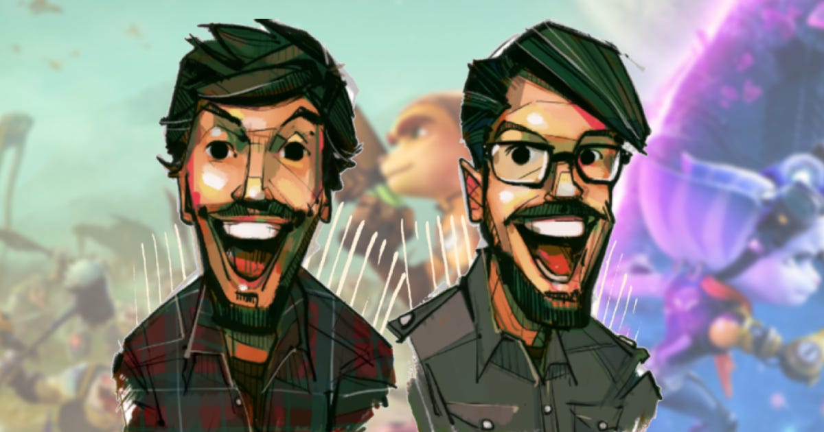 Illustrations of Nick and Max from their website