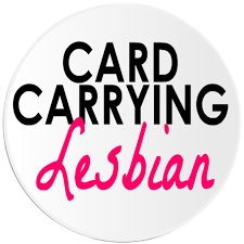 Card Carrying Lesbian - Circle Sticker Decal 3 Inch - LGBTQ+ Pride | eBay