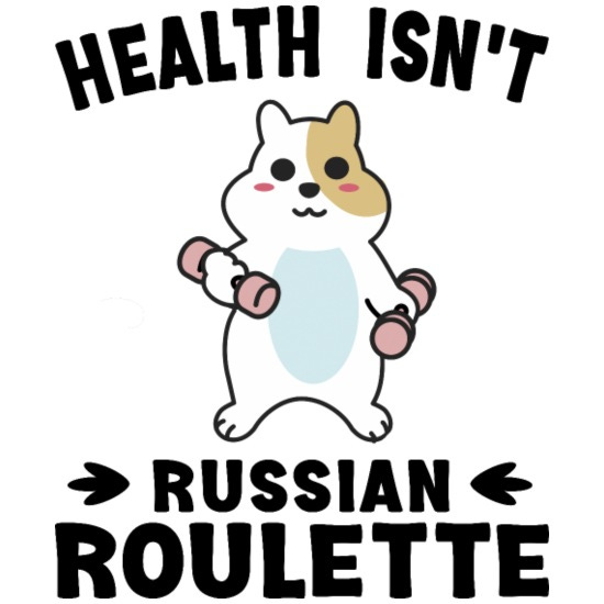 Russian Roulette Exercise Cardio, Motivational Kids' T-Shirt