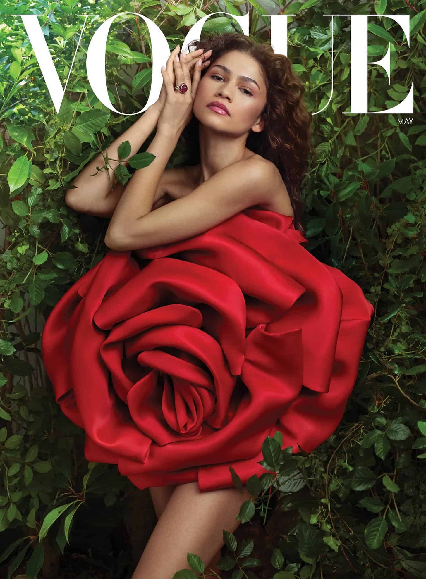 Vogue Taps Zendaya In Full Bloom For May 2024 Cover