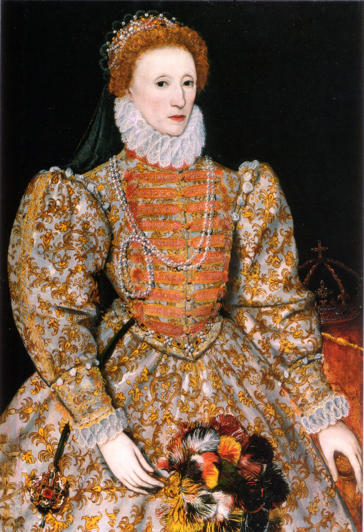 Colour painting of Queen Elizabeth I