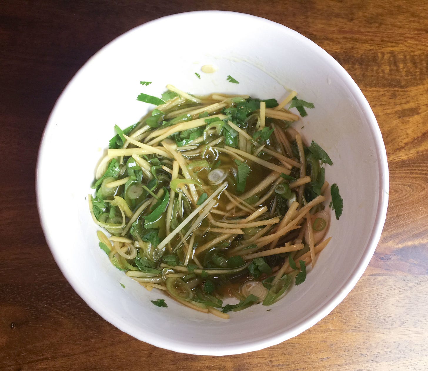 Ginger vinaigrette