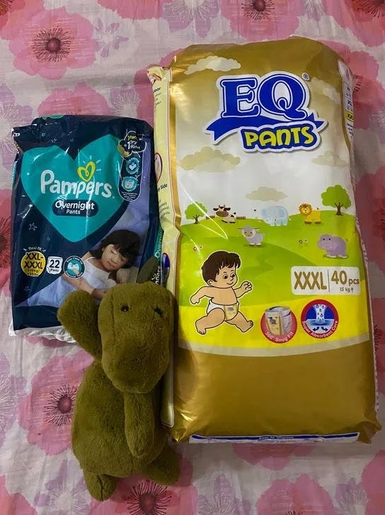 EQ Diapers Pants triple extra-large