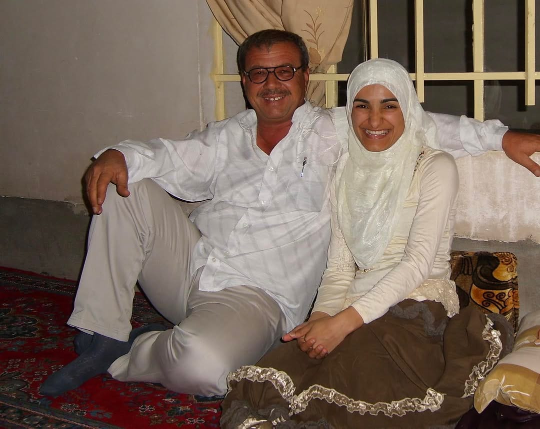 Tara Saleh med sin far Sabah Kader