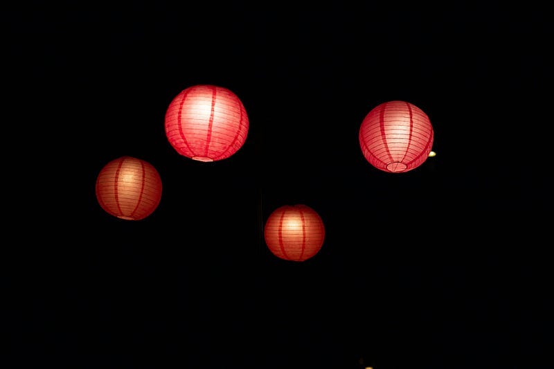 some chinese lanterns