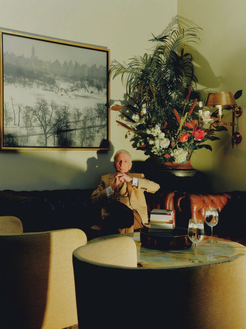 Gay Talese, photographed for the New Statesman in his Manhattan apartment by Todd Midler