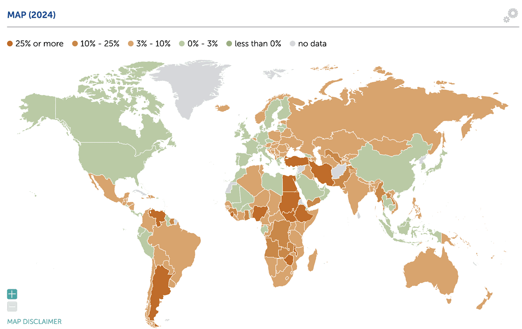 Inflation Rate: A Global Comparison - Global Finance Magazine