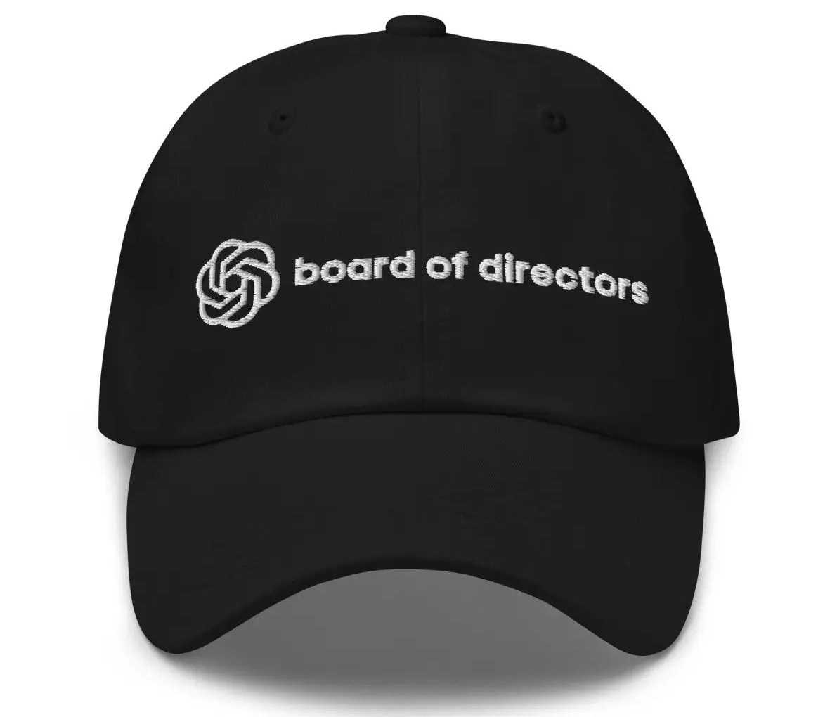 OpenAI Board of Directors Embroidered Cap - Black