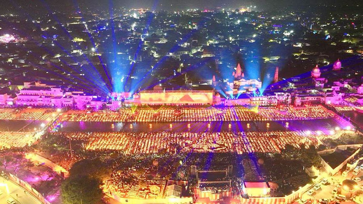 PM Modi Shares Majestic Pictures Of Ayodhya Illuminated With Lights On  Diwali