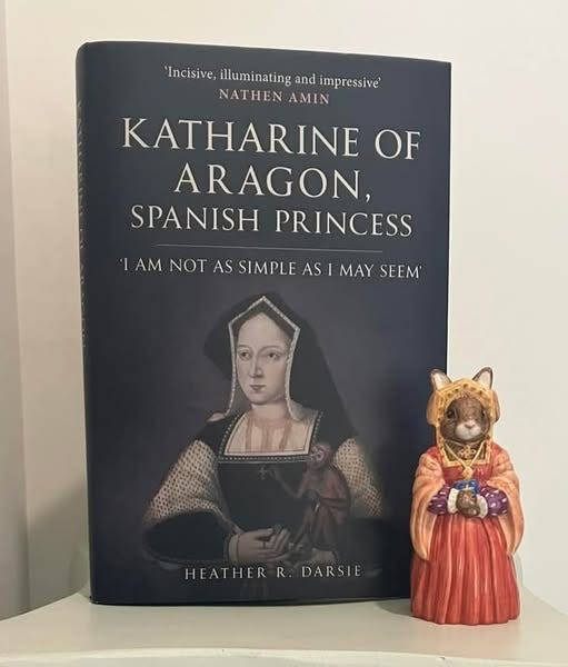 May be an image of 1 person and text that says "'Incisive, illuminating and impressive' NATHEN AMIN KATHARINE OF ARAGON, SPANISH PRINCESS LAM NOT AS SIMPLE AS AMNOTASSIMPLEASIMAYSEM MAY SEEM' HEATHER HEATHERR.DARSIE R DARSIE"