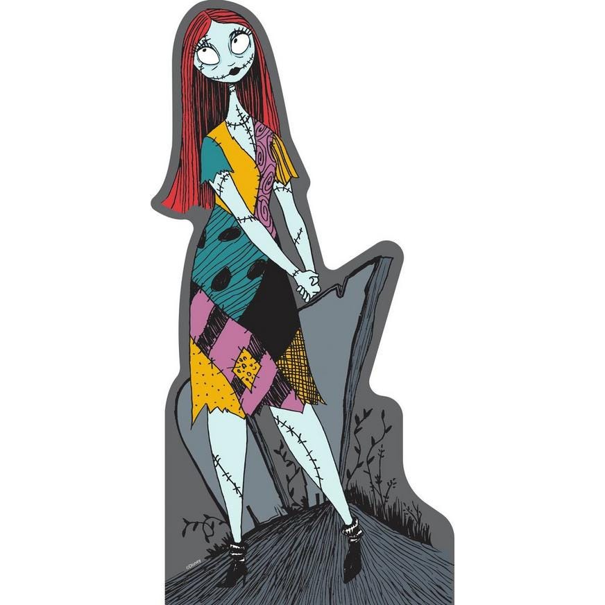 Party City Sally Life-Size Cardboard Cutout - Disney The Nightmare Before