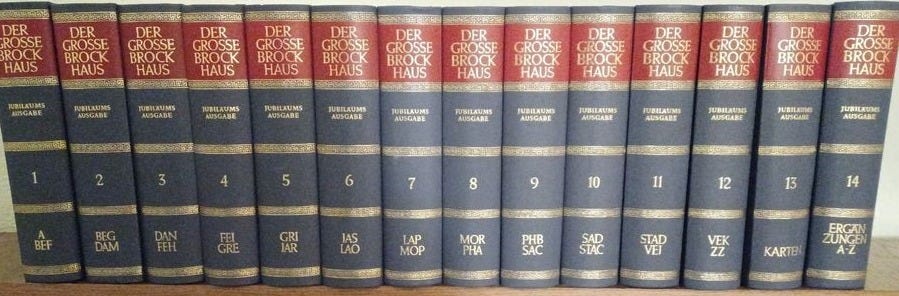 Der Grosse Brockhaus 1970 14 Bände 1