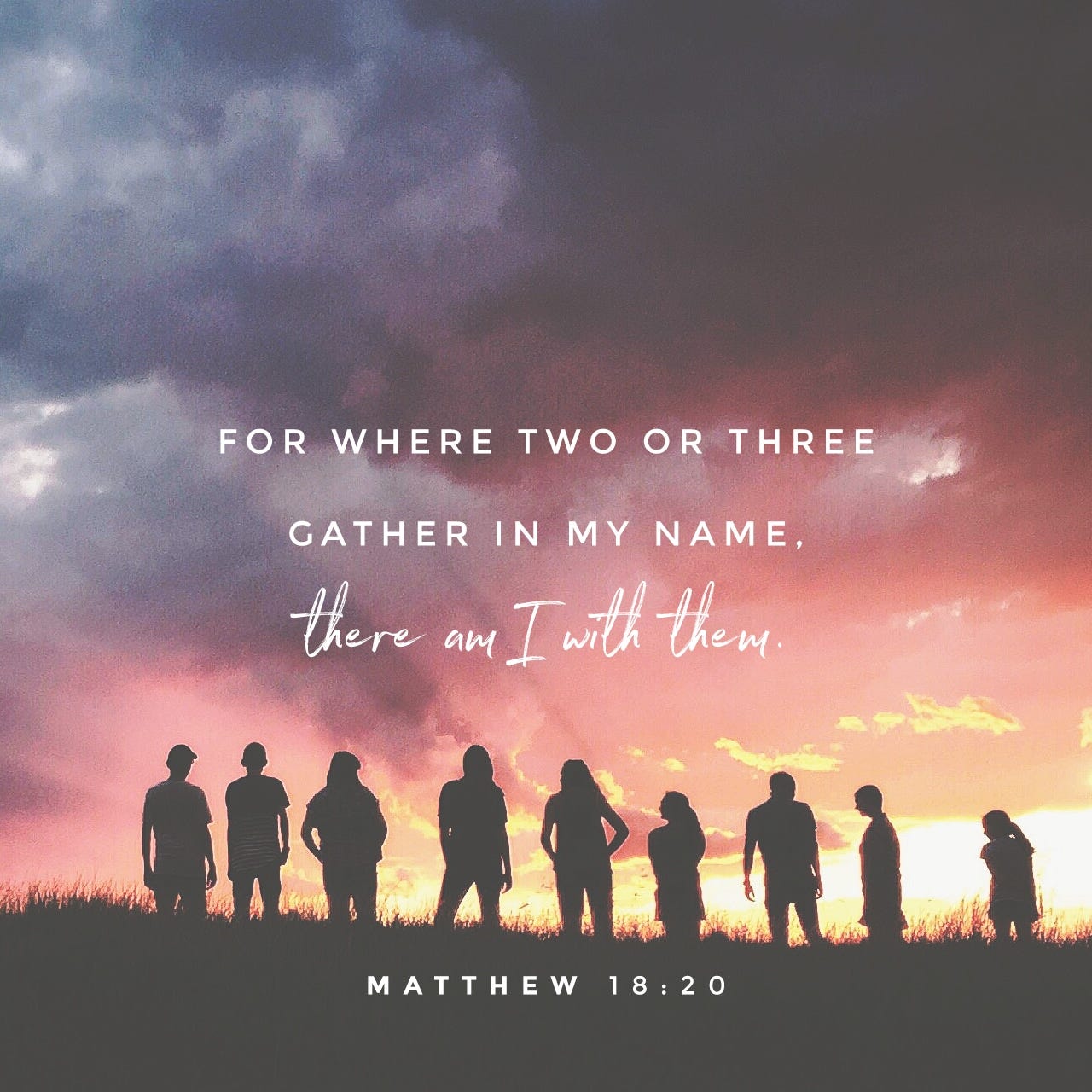 Matthew 18:20 | Creative | Scripture Art | Free Church Resources from  Life.Church