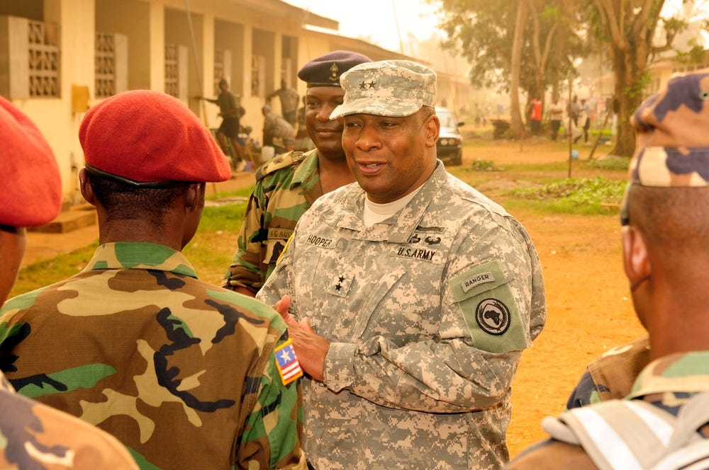 DVIDS - Images - MG Hooper, AFRICOM J5, visits Operation Onward Liberty  [Image 4 of 5]