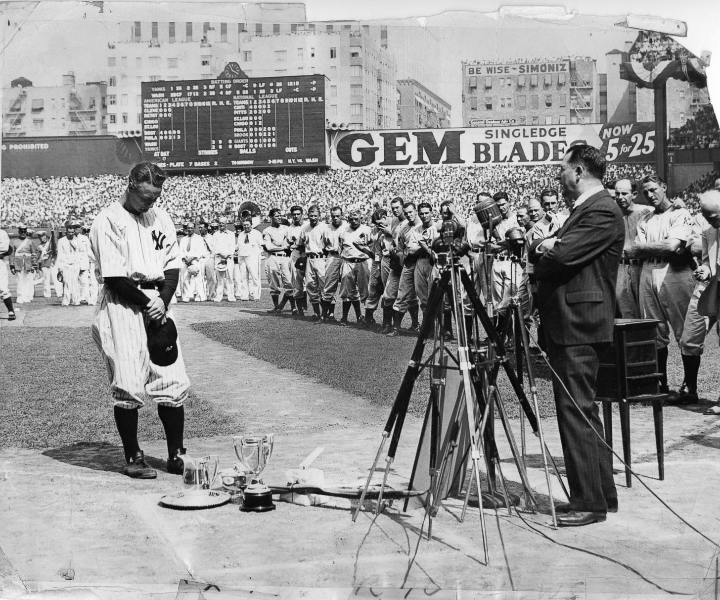 On 76th Anniversary, Lou Gehrig's Farewell Speech Still Resonates - ABC News