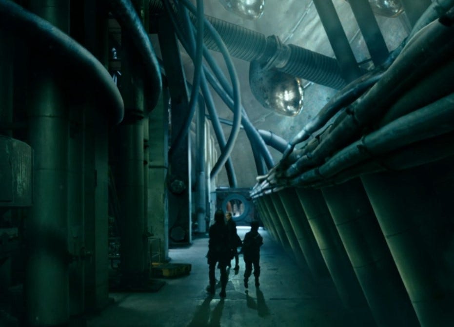 The interior of a Dalek as seen in Into the Dalek (2014) 