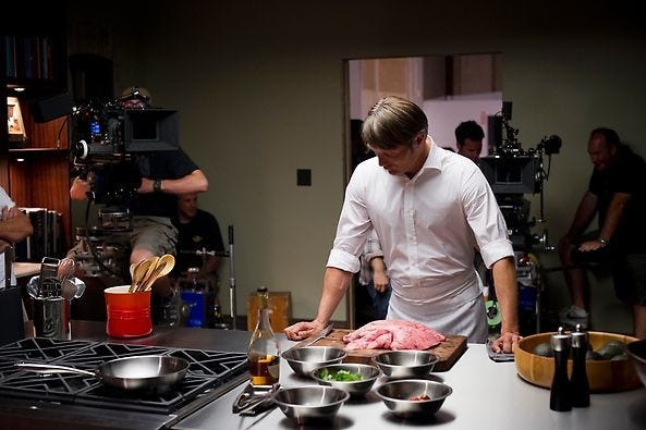 Behind the Scenes: Aperitif Photos from Hannibal on NBC.com | Hannibal, The  good dr, Nbc hannibal