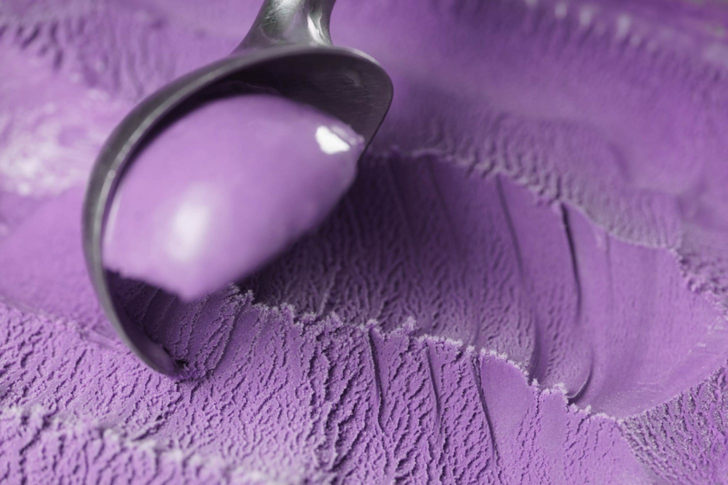 purple ice cream scoop