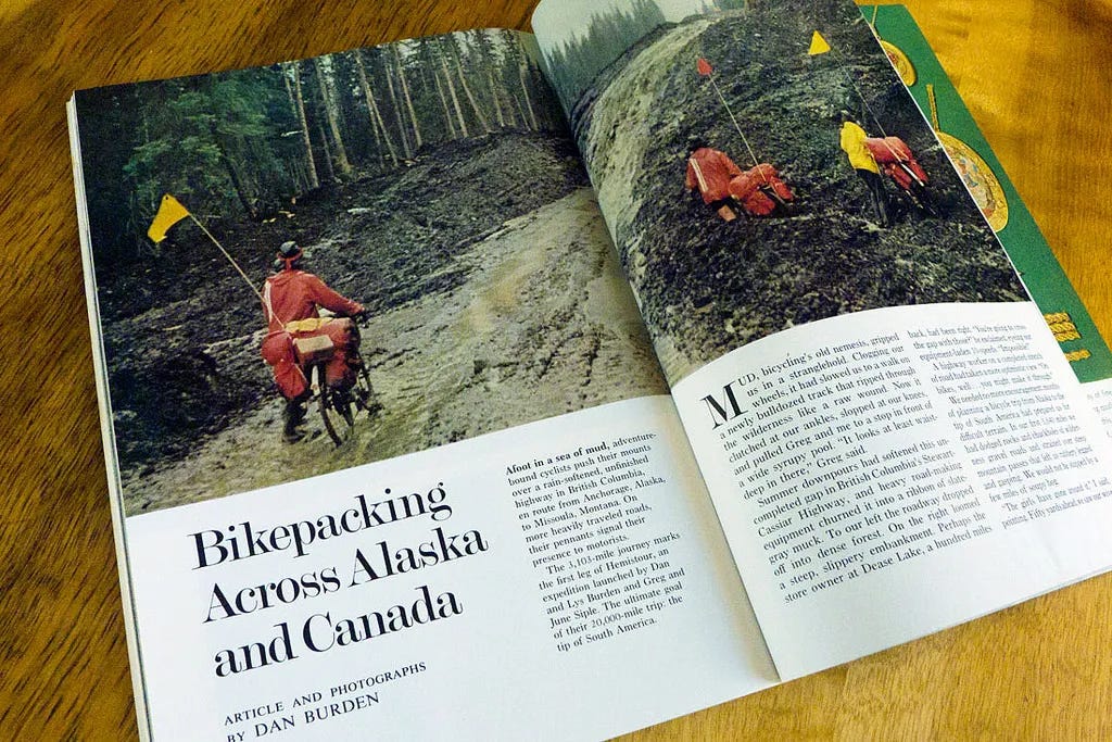 National Geographic, mai 1973, photo simplicityvintagecycles.com