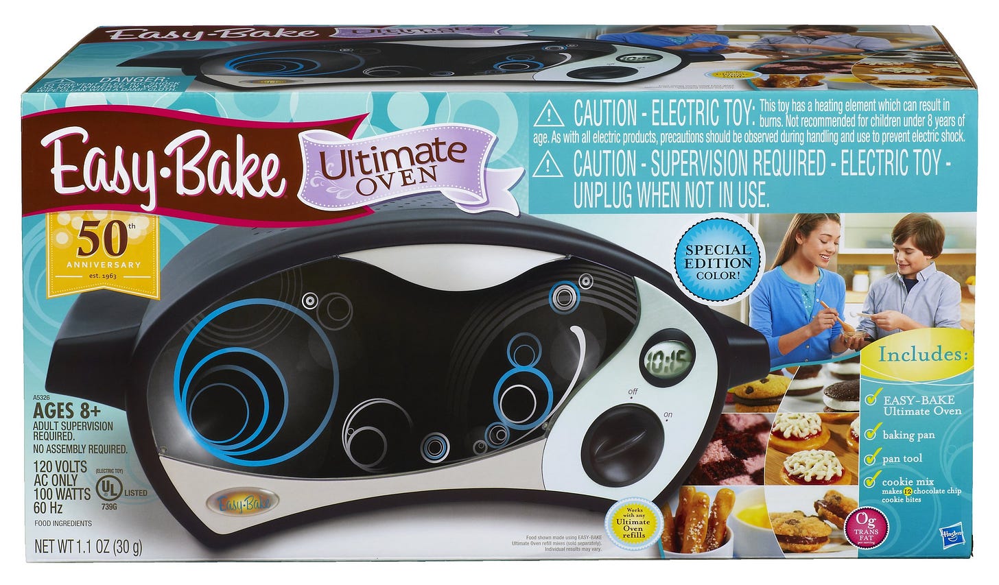 Amazon.com: Hasbro Easy-Bake Ultimate Oven, Black/Silver : Toys & Games