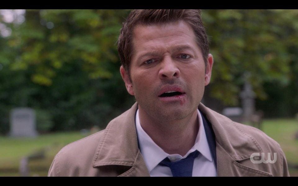 Cas reacting to Dean about killing Balph