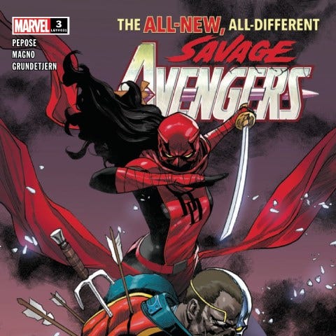 SAVAGE AVENGERS 3 Preview - News - Daredevil: The Man Without Fear