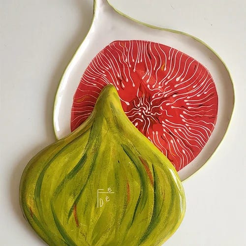 Green Fig Platter 30 cm 