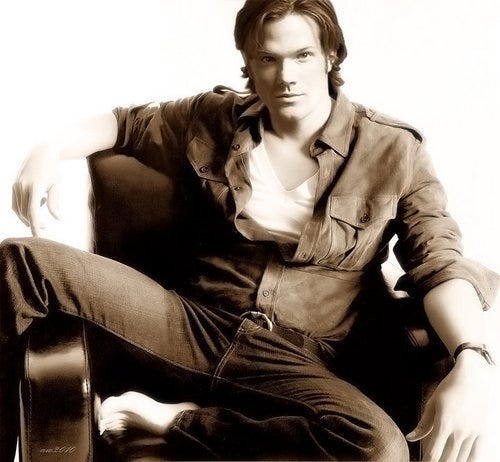 sam winchester sexy man spreading legs