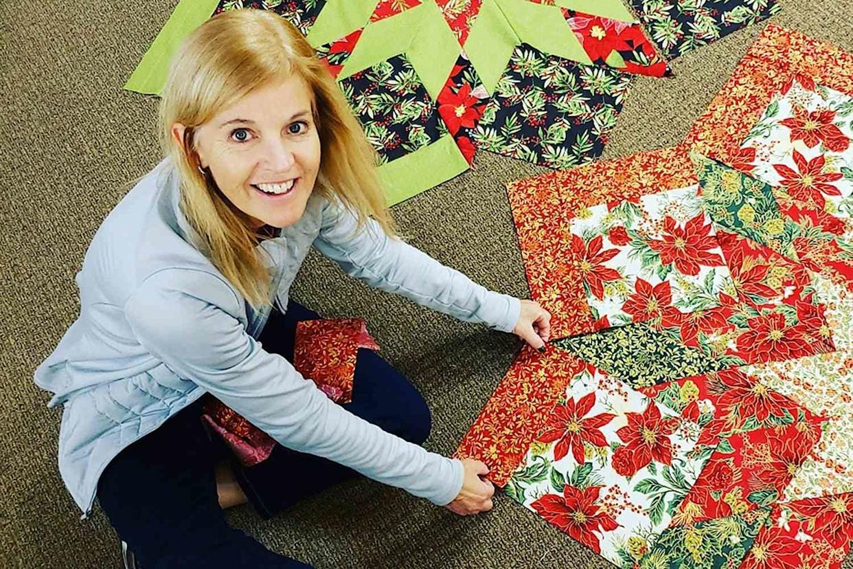 Jordan Fabrics/Instagram Quilting influencer Donna Jordan of Jordan Fabrics.