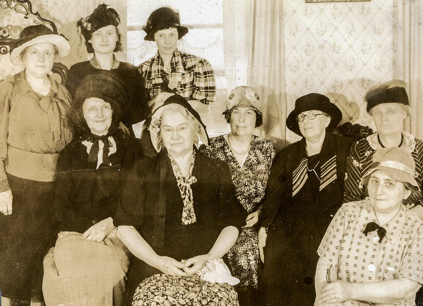 Women wearing hats