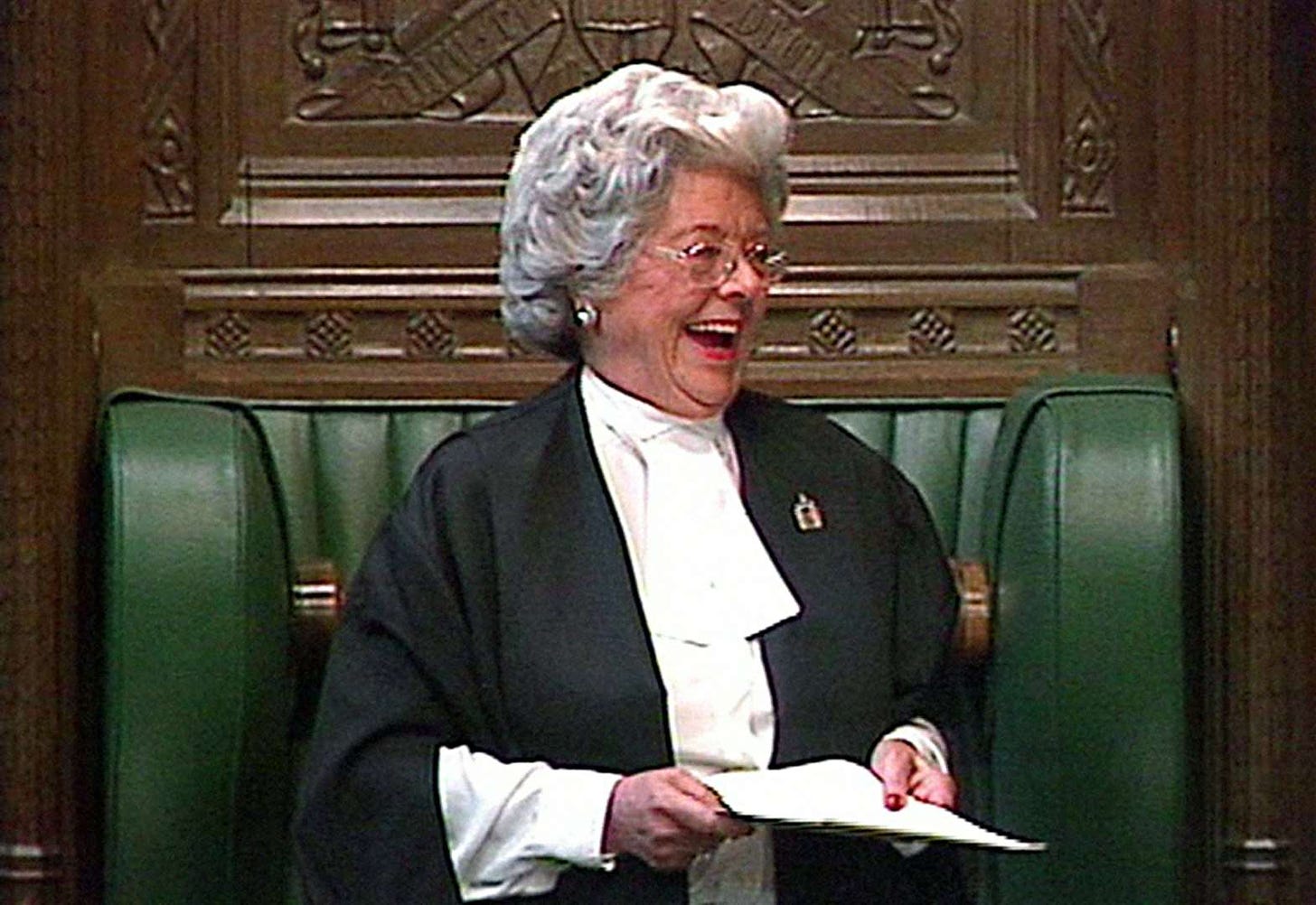 Betty Boothroyd, First Female Speaker of the House