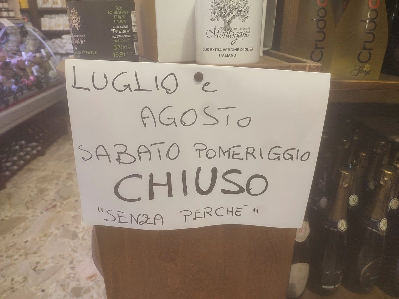 Senza se e senza ma, ma anche senza “perché"