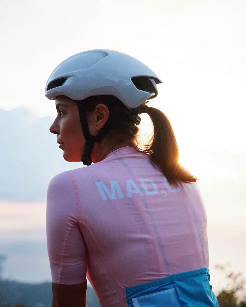 Mad,one maillot de vélo rose femme 