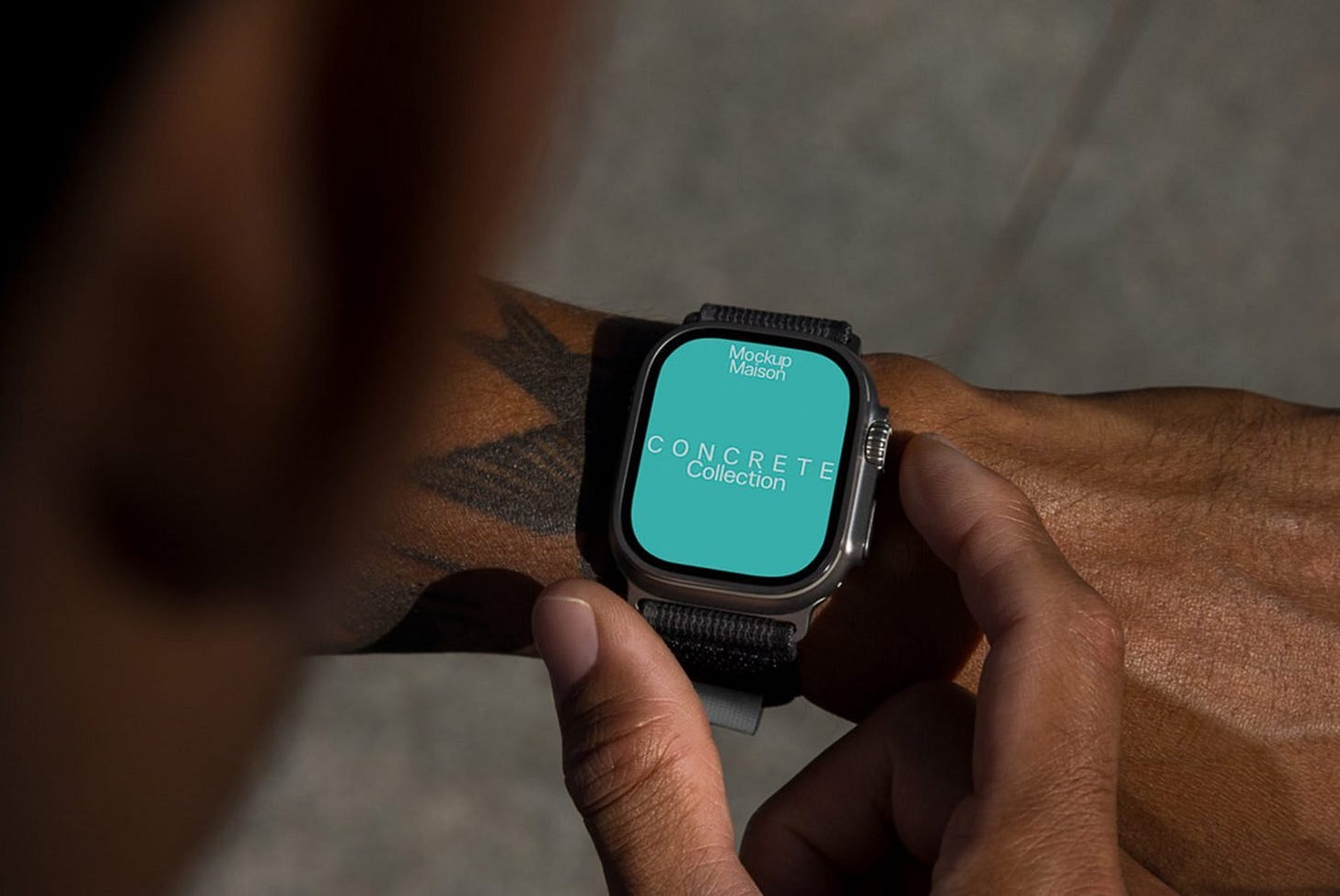Apple Watch Ultra WT CRT2 04, Tech Mockup | Supply.Family