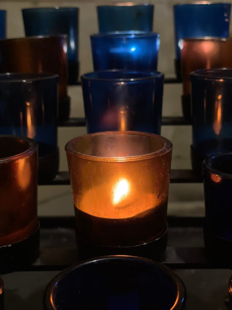 Votive at church