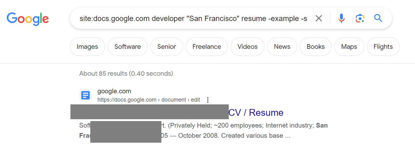 How to Find Candidates on Google Search