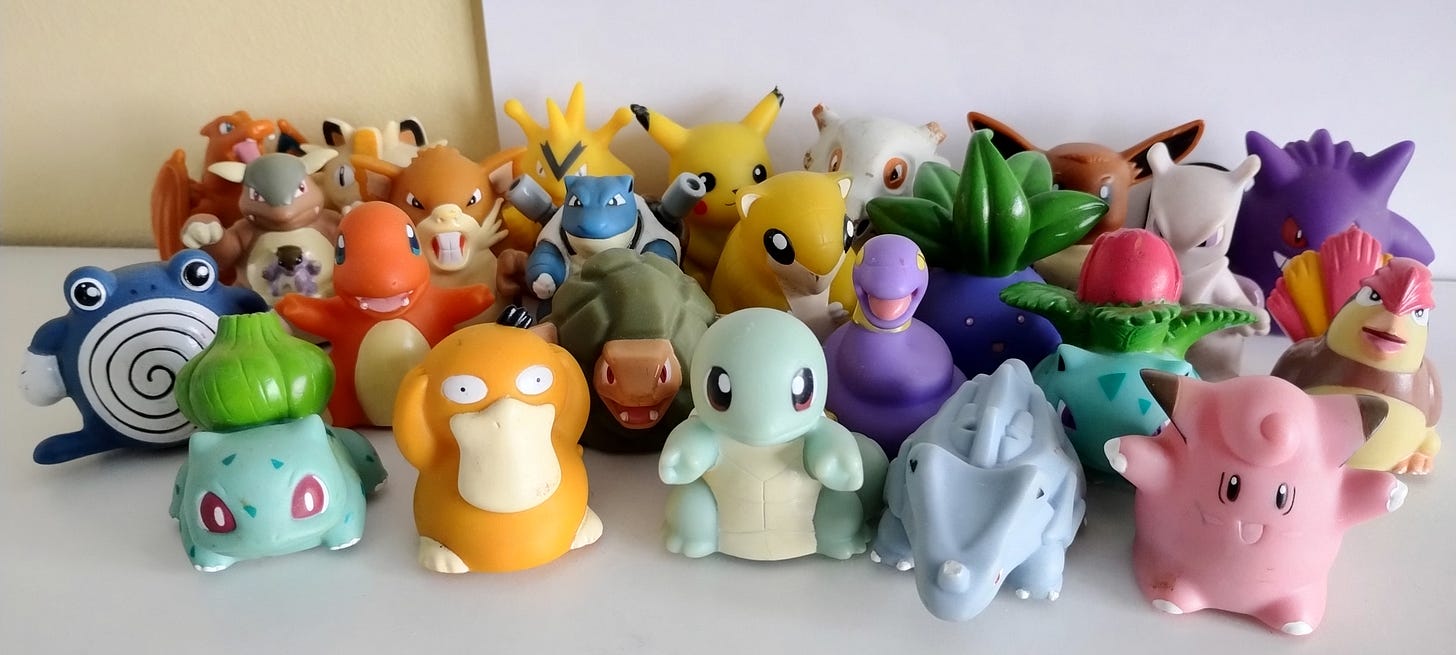 These Pokémon Sliders were a product released between 1999 and into the early 2000s, and involved smashing them into other Pokémon Sliders, and targets (sold separately)