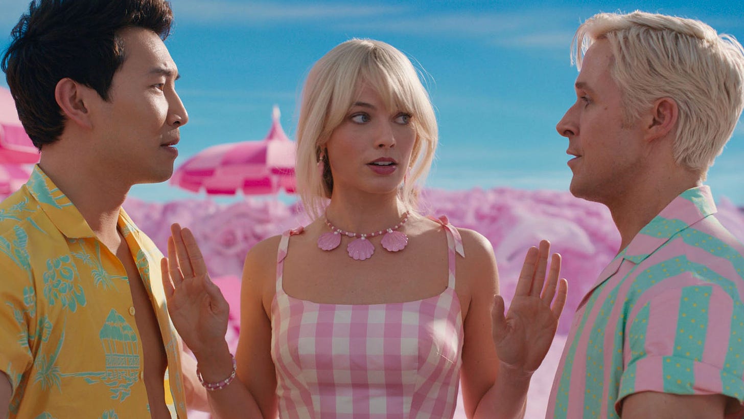 Ryan Gosling & Simu Liu's Kens Battle Over Margot Robbie's Barbie