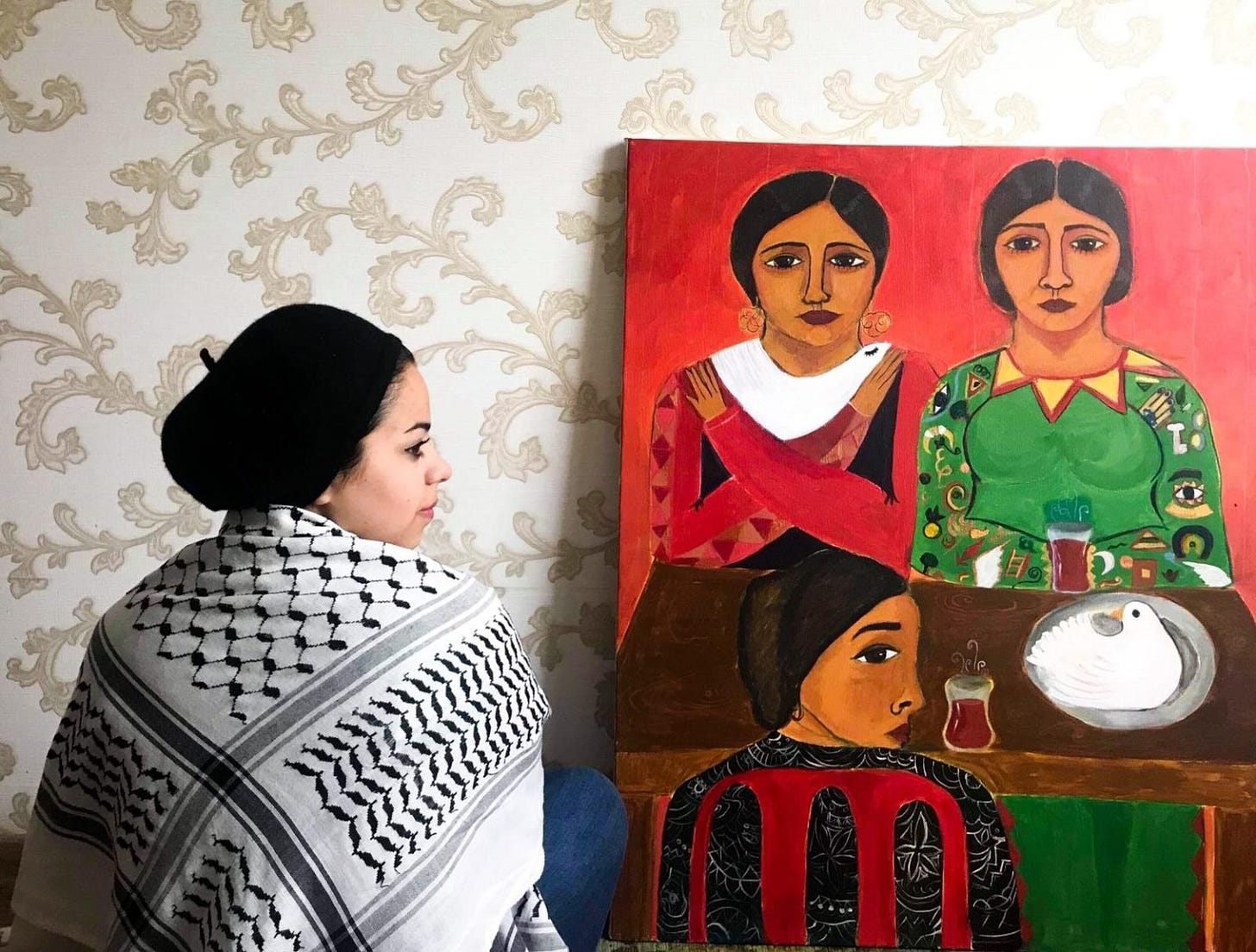 I Started Painting to Escape the Fear of Dying”: Malak Mattar | NewsClick