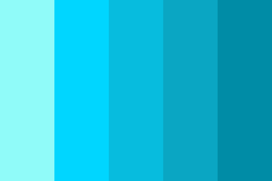 Testing Blue color palette