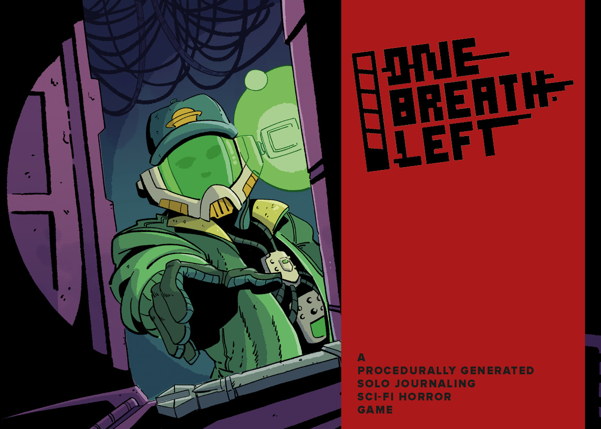 Cover for One Breath Left.