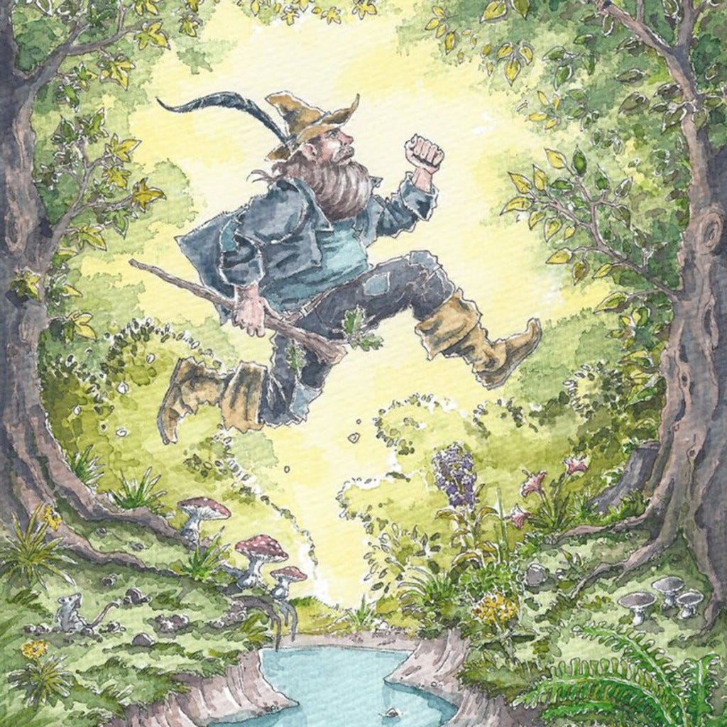 Keep Up Your Merry Hearts. Tom Bombadil Bids the Hobbits Farewell. | Wisdom  from The Lord of the Rings