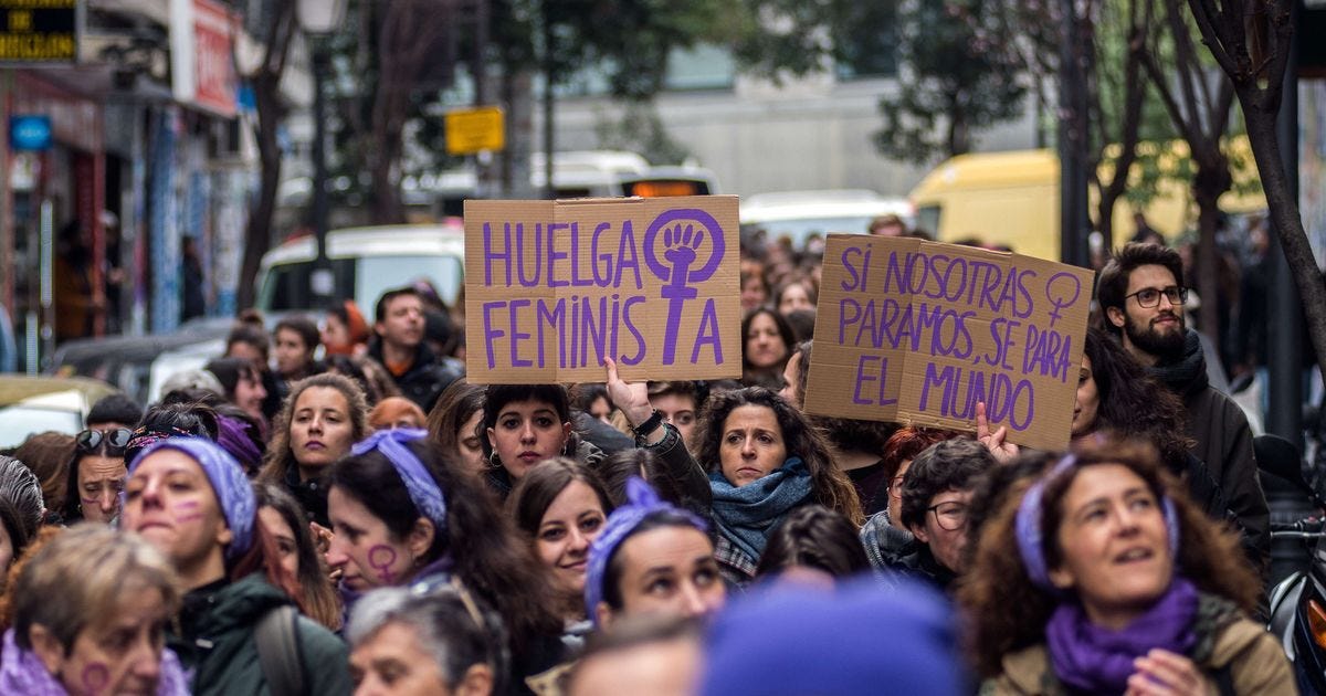 5 Million Workers Joined Spain's 'Feminist Strike'